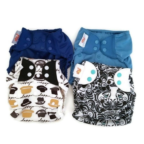 Other Cotton Babies Flip Diaper Covers Set Of 4 One Size Adjustable